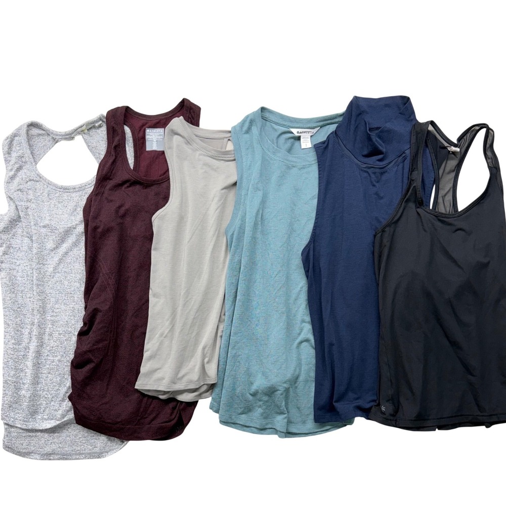 Athleta Tank Top Bundle Womens XS XXS S Lot of 6‎ Activewear Yoga Training Tops